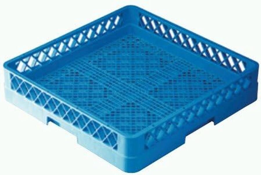 Vaatwassermand Bestekmand Bestekkorf Vaatwasser Bestek Reinigen Gastronomiekwaliteit 50 x 50 cm Blauw