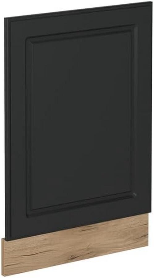Vaatwasserpaneel Inbouw 45 cm Landhuisstijl Antraciet