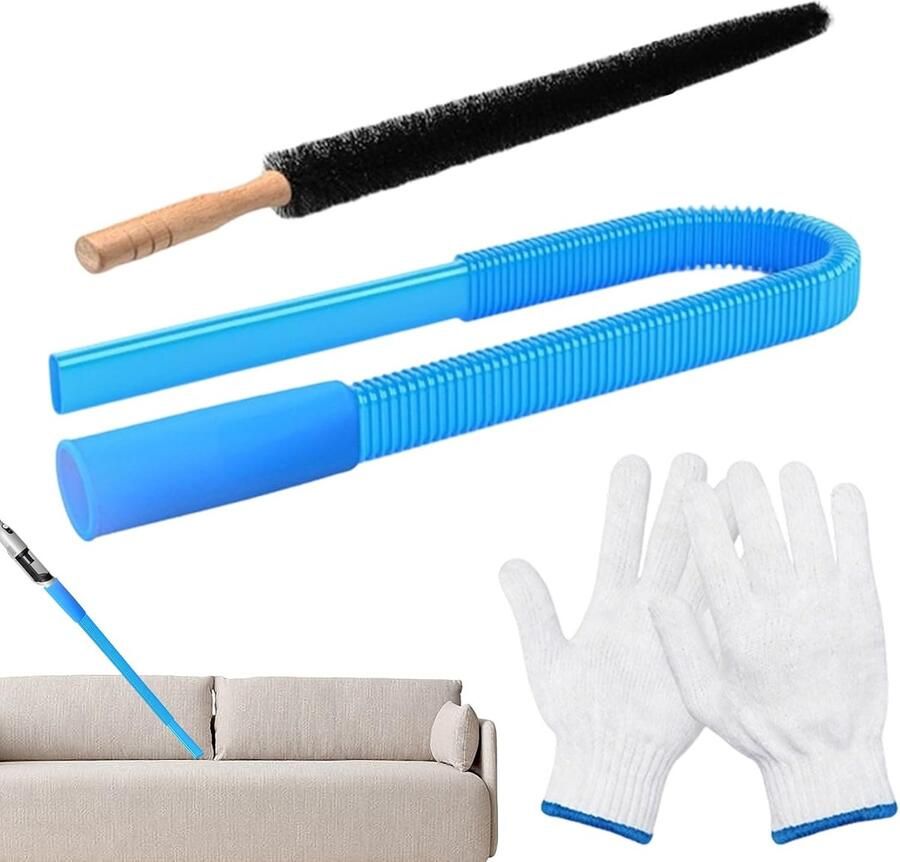 Ventilatiereiniger Droger Stofzuigerset Slang Lint Verwijderen Geïntegreerde Borstel 80 cm Meerkleurig