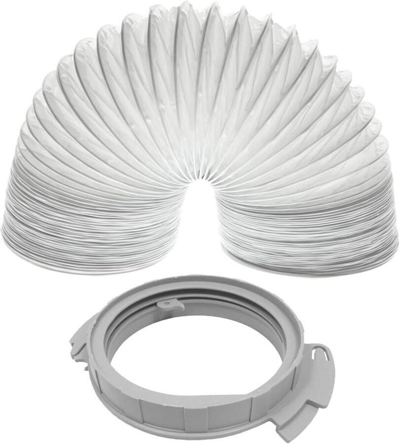 Ventilatieslang Droger slang Wasdroger ontluchten Universele pasvorm 2 meter Wit