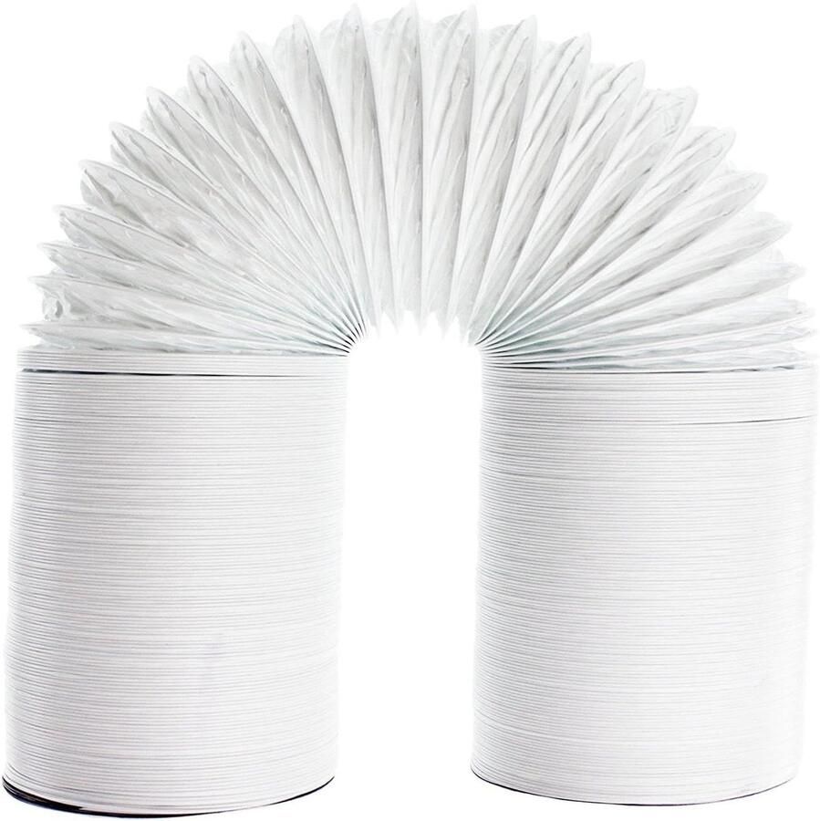 Ventilatieslang Wasdroger Afvoerslang Droger Lucht Afvoeren Extra Lange Lengte 10 Meter 4 Inch Wit