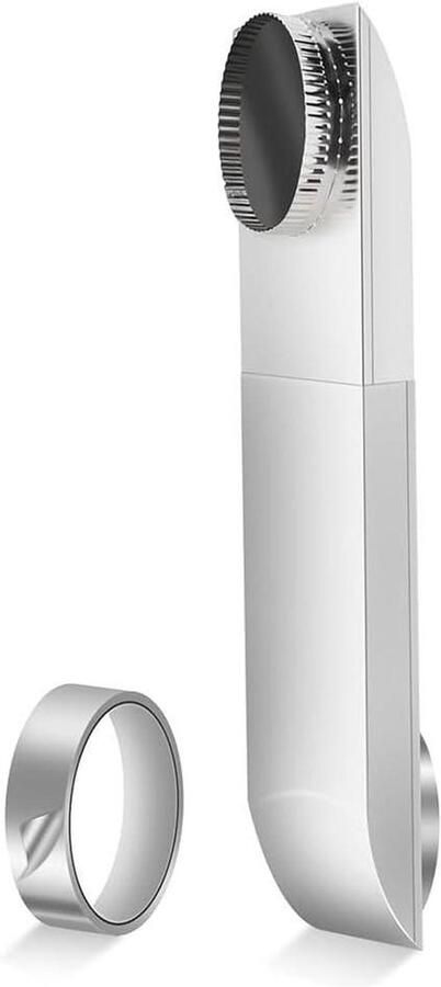 Verstelbare Luchtkanaal Kit Droger Ventilatie Ruimte Besparen Telescopisch Ontwerp 4 Inch Zilver