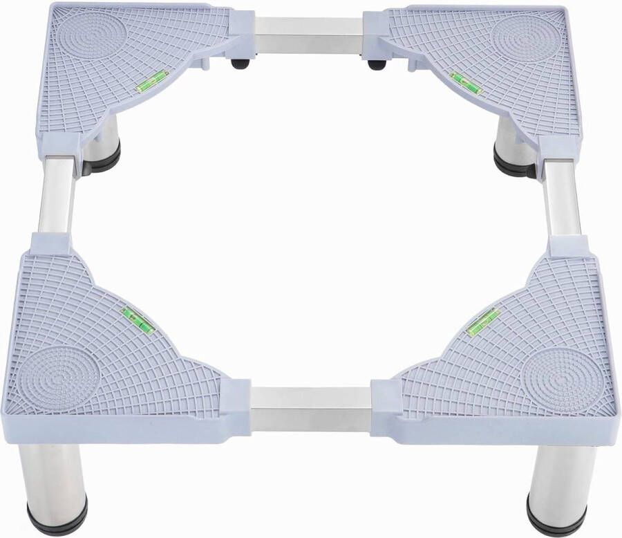 Verstelbare wasmachinestandaard 18 cm in hoogte verstelbaar voor koelkast en droger met robuuste poten Wasmachine verhoger