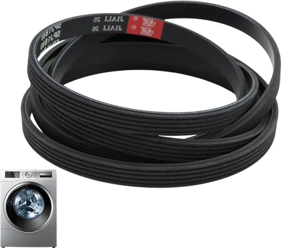 Vervangende V-snaar voor Miele wasdroger 1880mm lang 11.7mm breed duurzame rubberen aandrijfriem geschikt voor verschillende modellen