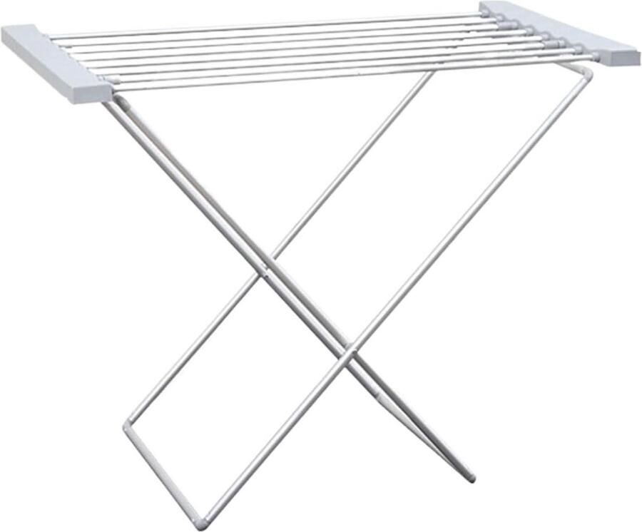 Verwarmde Droogmolen Elektrisch Droogrek Kleding Drogen Energiebesparend 1480x540x930mm Aluminium