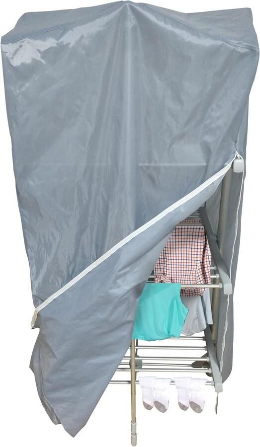 Verwarmde Airer Cover Wasdroger Hoes Kleding Drogen Energiezuinig 75 x 73 x 135 cm Blauw