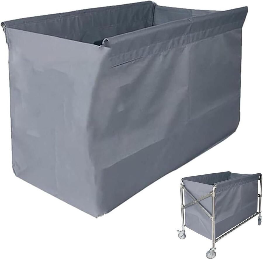 Voeringtas voor waskar Opbergzak Wassen organiseren Machinewasbaar 80x53x65cm Grijs