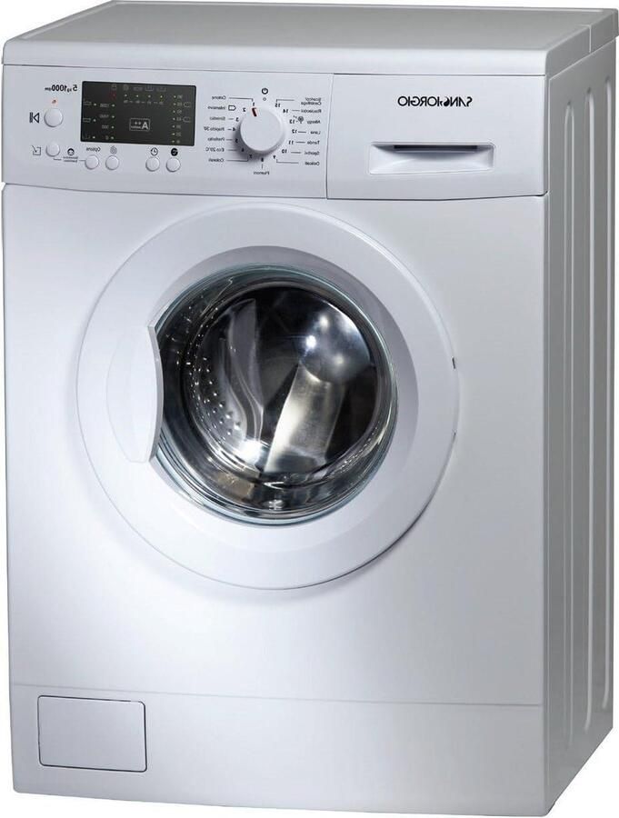 Voorlader Wasmachine Compact Model Kleding Wassen Volledig Automatisch 5 kg Capaciteit Wit
