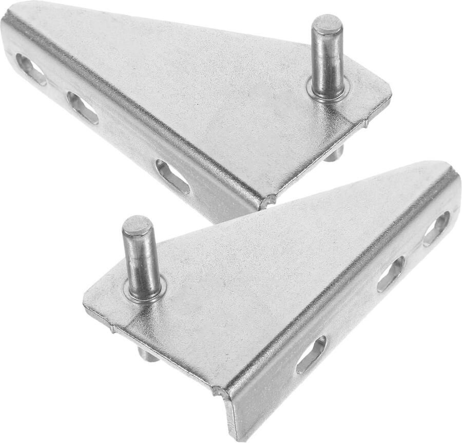 Vriezer Deurscharnier Koelkast Scharnier Reparatie Koelkast Roestvrij Staal 9x5x4.5cm Zilver