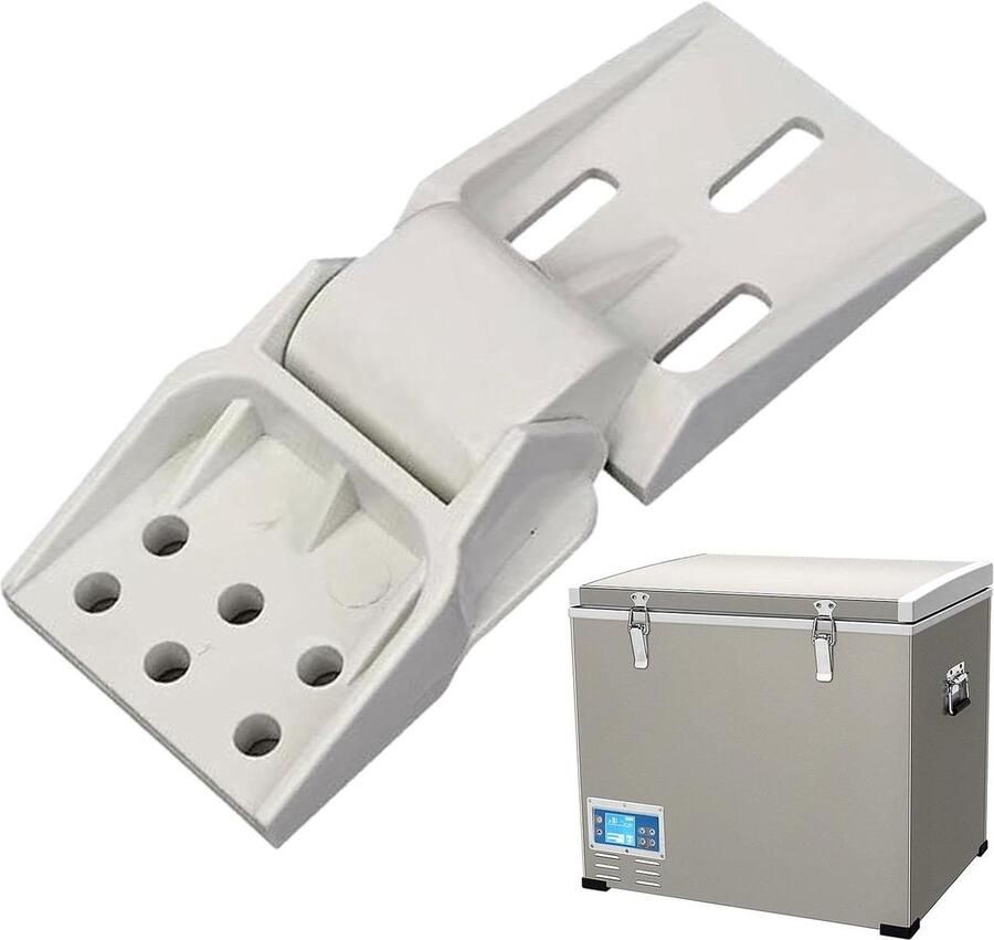 Vriezer Scharnieren Borstvriezer Scharnieren Vriezer Reparatie Universeel Ontwerp 12.8x5.3x2cm Wit