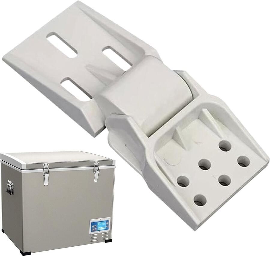 Vriezer Scharnier Universeel Deurscharnier Kastdeur Reparatie Eenvoudige Installatie 12.7 x 5.3 cm Wit