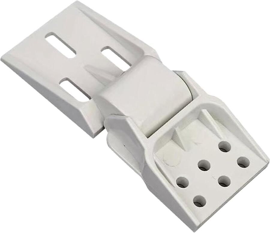 Vriezerdeurscharnier Kofferscharnier Vriezer Reparatie Universele Pasvorm 128x53x2 cm Wit