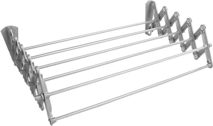 Wandwasdroger Droogrek Ruimtebesparend Drogen Verplaatsbare Adapters 60 cm Breed Grijs