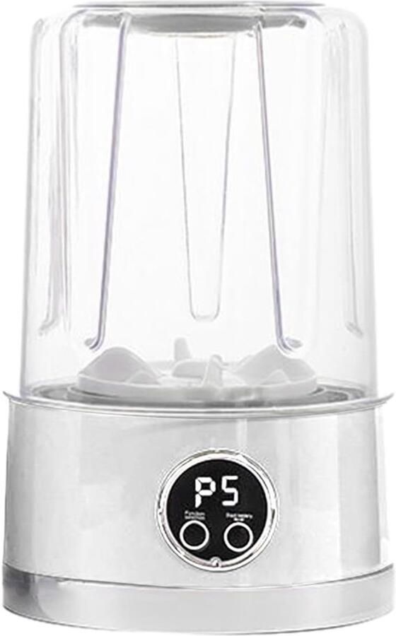 Wasbeker Mini Wasmachine Draagbare Spinner Ondergoed Wassen Draadloos Gemak 13.6 cm Hoog Wit