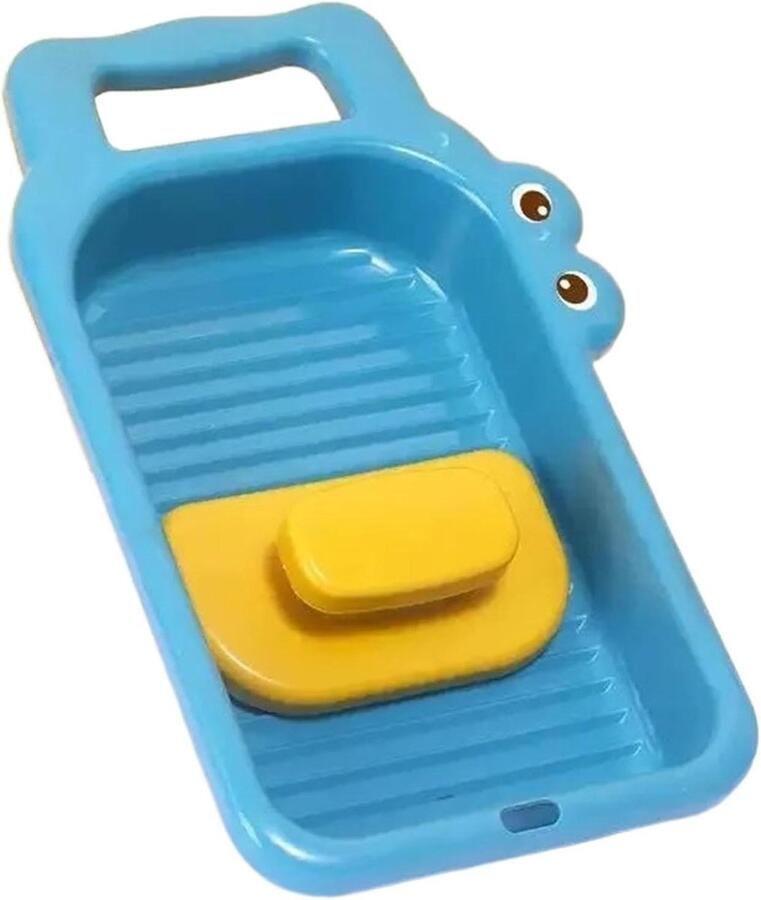 Mini Wasbord Handwas Plank Ondergoed Wassen Draagbaar Ontwerp 32 cm Blauw