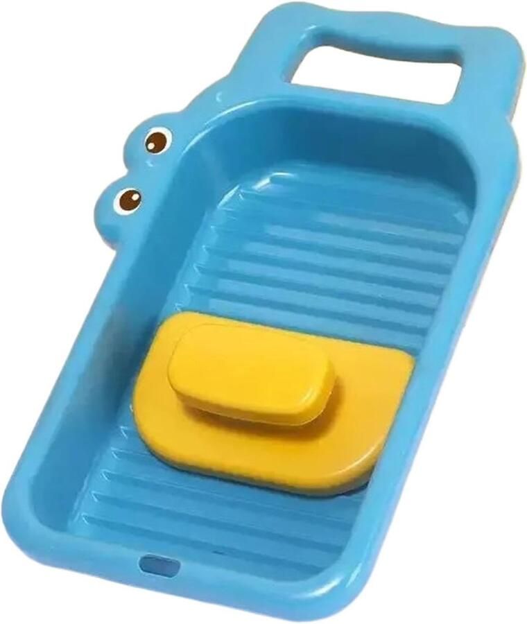 Wasbord PP Mini Wasbordje Handwas Gereedschap Compact Design 32x18x5 Cm Grijs