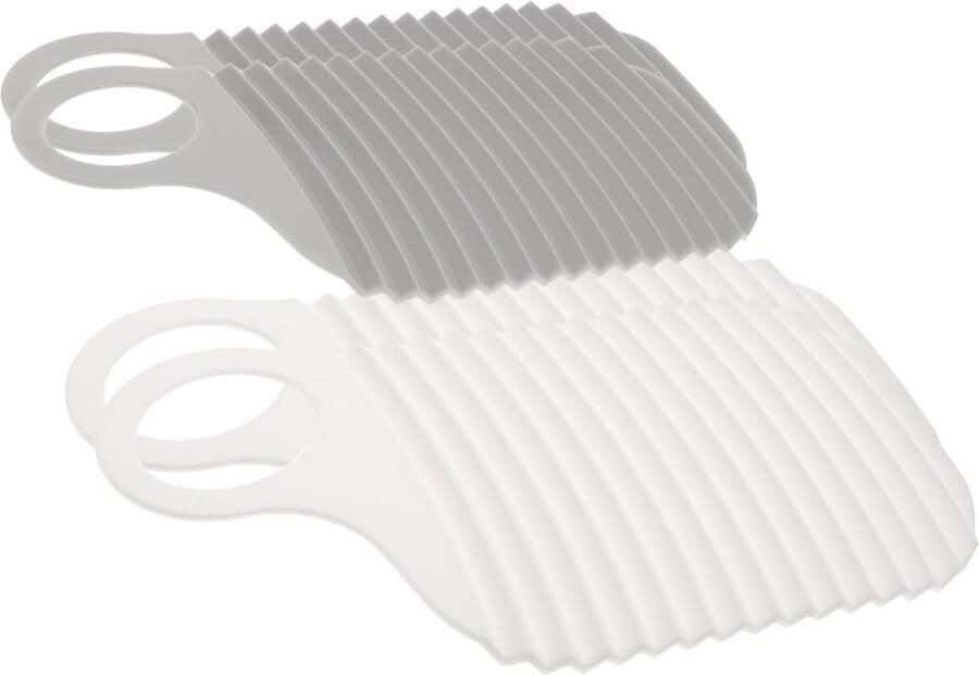 Wasborden Set Draagbare Wasmiddelen Kleding Wassen Waterbesparend Ontwerp 4 Stuks Wit Grijs