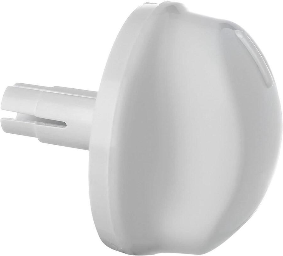 Wasdroger Knop Programma Schakelaar Apparaat Reparatie Originele Pasvorm 5.5 cm Wit