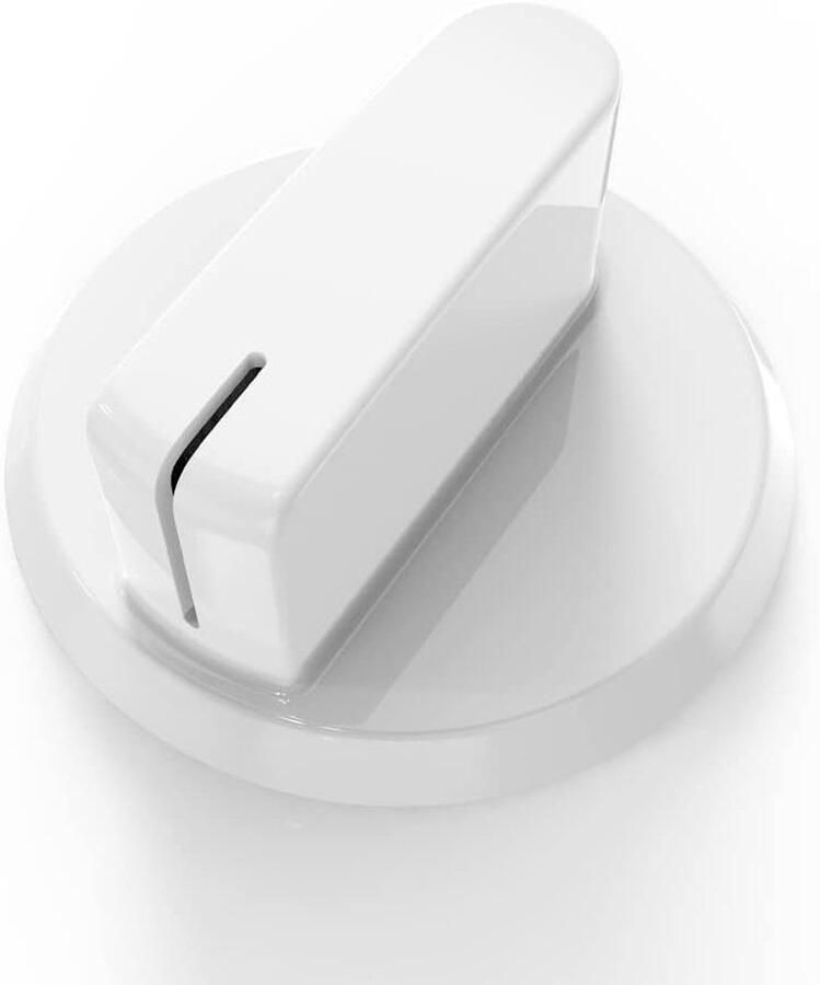 Wasdroger Knop Timer Bediening Wasdroger Reparatie Duurzaam Materiaal 7.62 x 7.62 cm Wit