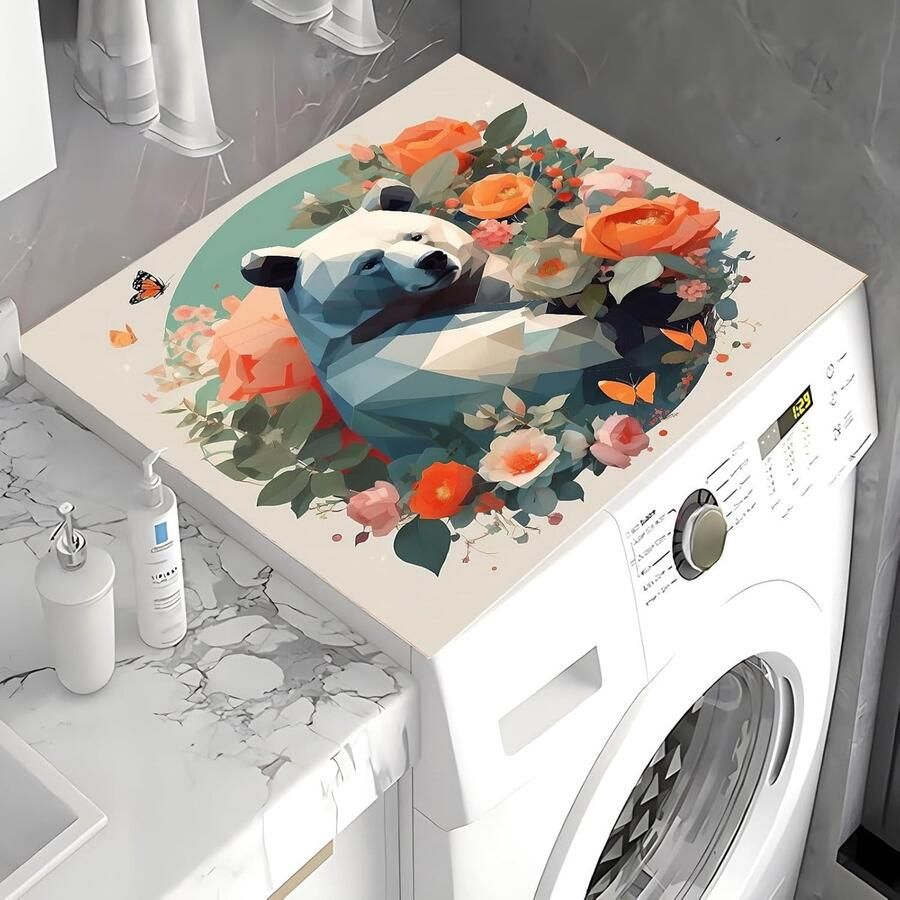 Wasdroger Mat Apparaat Beschermer Apparaten Beschermen Absorberend Materiaal 40 x 40 cm Dierenprint