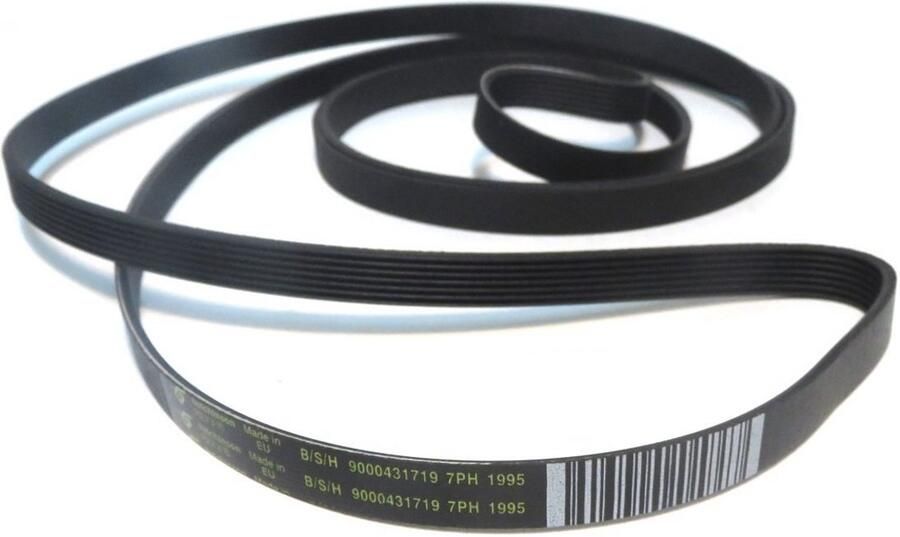 Wasdroger riem 1995 mm 7 tanden en 6 kanalen voor optimale prestaties