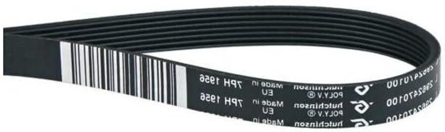 Wasdroger Riem Poly V Riem Apparaat Reparatie Origineel Onderdeelnummer 7PH 1956 Zwart