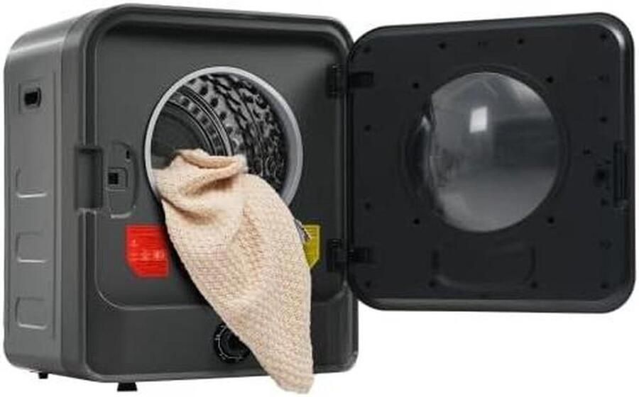 Wanddroger Roestvrij Staal Afvoerdroger Compact Was Efficiënt Drogen PTC Keramische Verwarming 45 kg Grijs