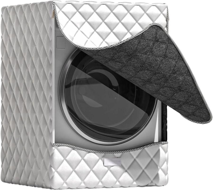 Wasmachinehoes Apparaatbeschermer Apparaat Beschermen UV- en Waterdicht 210D Oxford Zilver