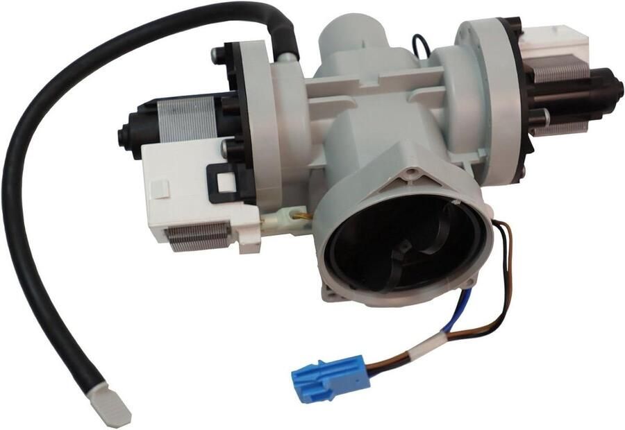 Wasmachine Afvoerpomp Pomp Motor Wasmachine Reparatie Dubbele Pomp Functie 35W Zwart Blauw
