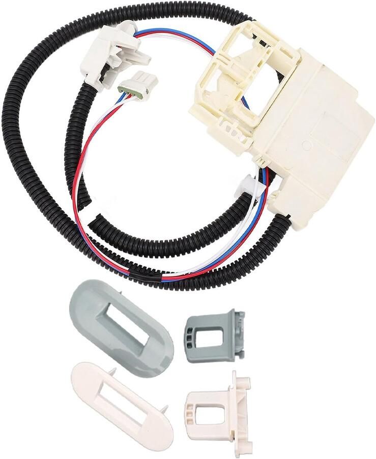 Wasmachine Deksel Schakelaar Deurgrendel Vervanging Wasmachine Reparatie ABS Kunststof 16 x 12 x 9 cm Zwart