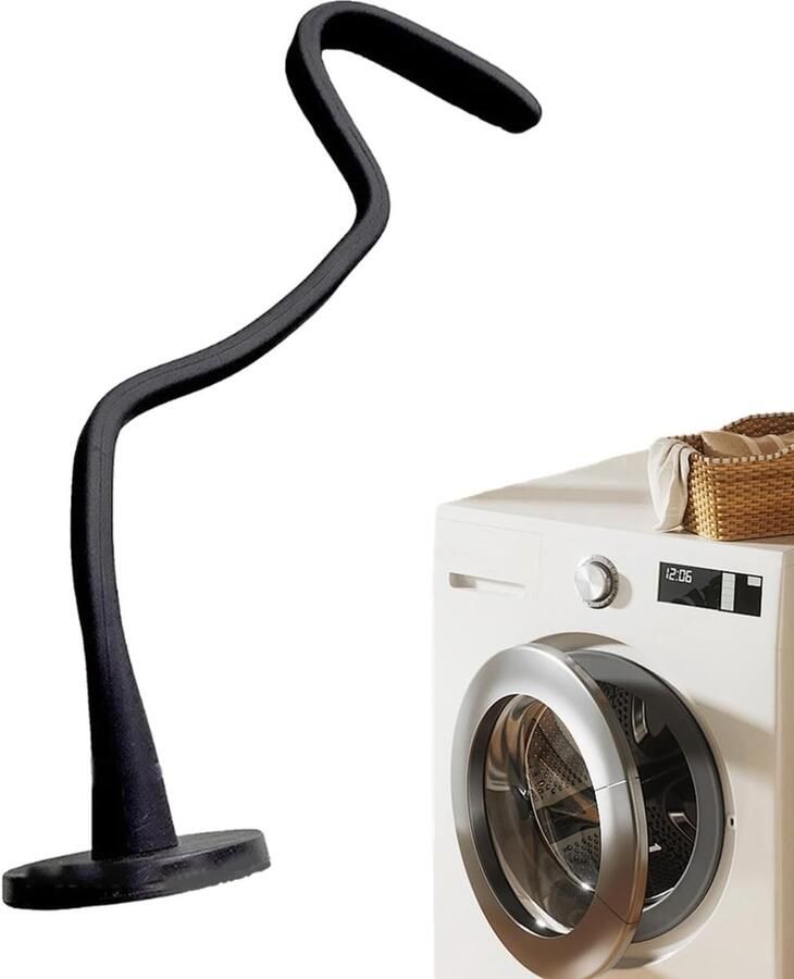 Wasmachine Deurhouder Droger Deursteun Luchtcirculatie Optimaliseren Eenvoudige Montage 432 cm Lengte Grijs