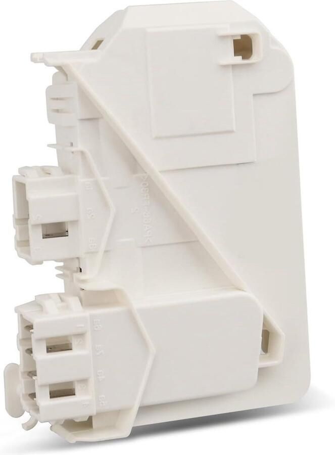 Wasmachine Deurslot Schakelaar Deurvergrendeling Wasmachine Reparatie Duurzaam Kunststof Metaal 3 cm Wit