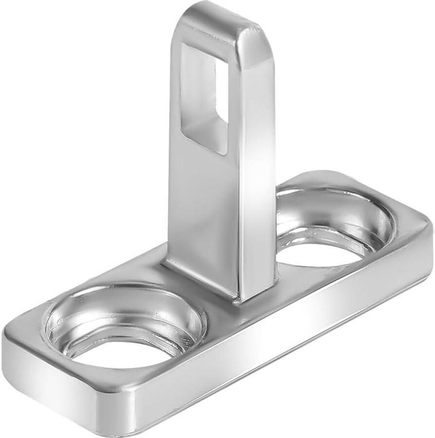 Wasmachine Deurvergrendeling Sluiting Onderdeel Wassen Reparatie Duurzaam Zink Materiaal 4.5 x 1.8 cm Zilver