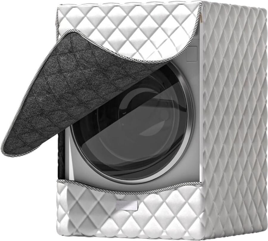 Wasmachine Drogerhoes Apparaat Bescherming Apparaten Beschermen Weerbestendig UV-bestendig Maat M Grijs