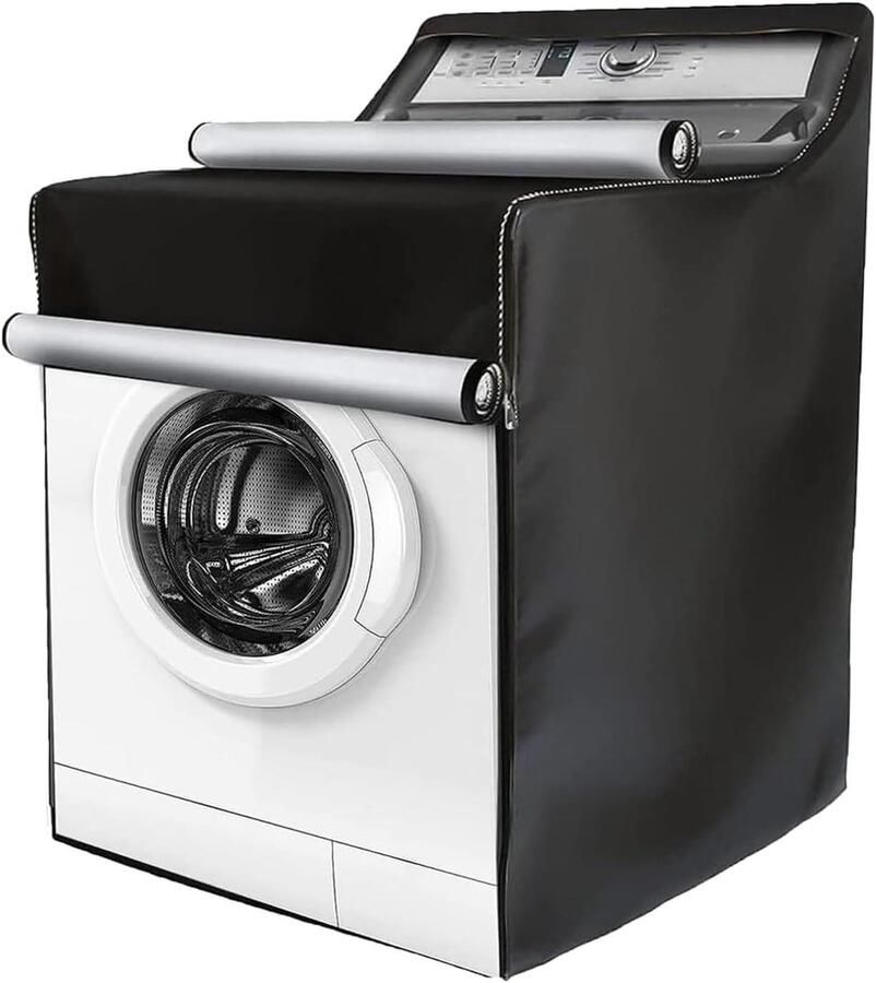 Wasmachine Hoes Droger Bescherming Apparaat Beschermen Waterdichte Oxford Stof 110x75x73cm Grijs
