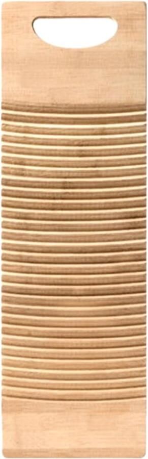 Wasmachine Hout Wasbord Kleding Reinigen Golvend Motief Tot 60 cm Houtkleur