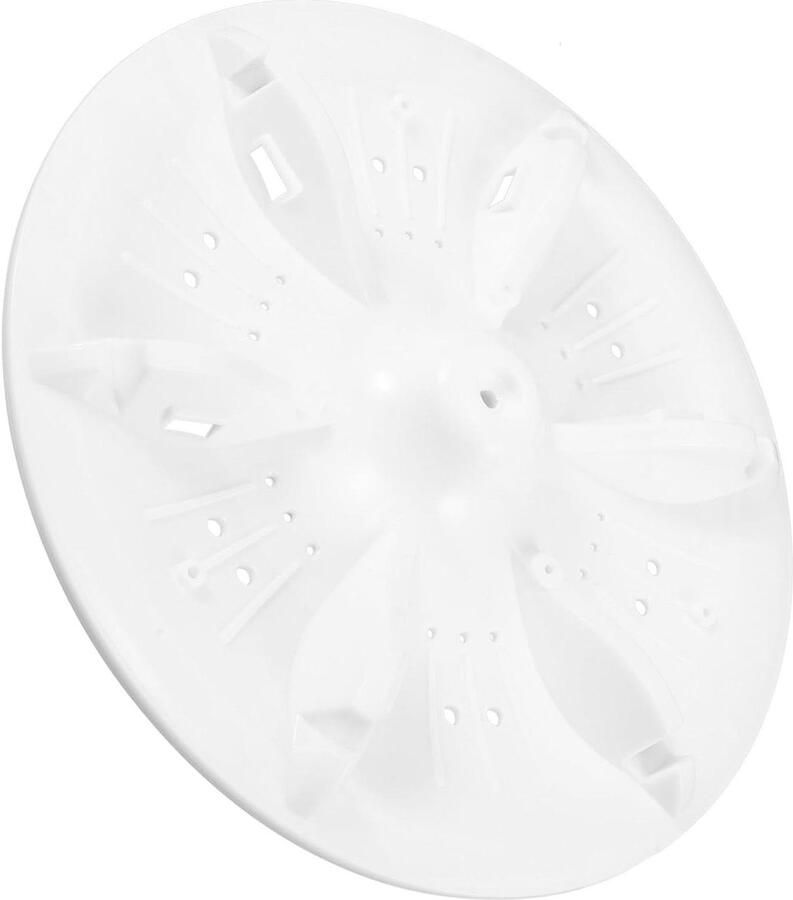 Wasmachine Pulsator Plaat Vervangingsonderdeel Wasmachine Efficiënter Wassen Sneldrogende Waterafvoer 24 x 24 x 3 cm Wit