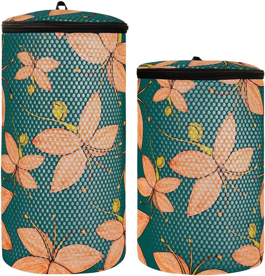 Wasmachine Schoenen Tassen Schoen Waszakken Schoenen Wassen Honingraat Mesh 2 stuks 12x7 & 15x7 inch