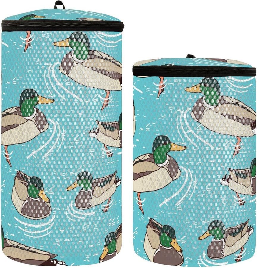 Wasmachine Schoenentas Waszak Schoenen Wassen Honingraat Mesh 2 Stuks Eenden