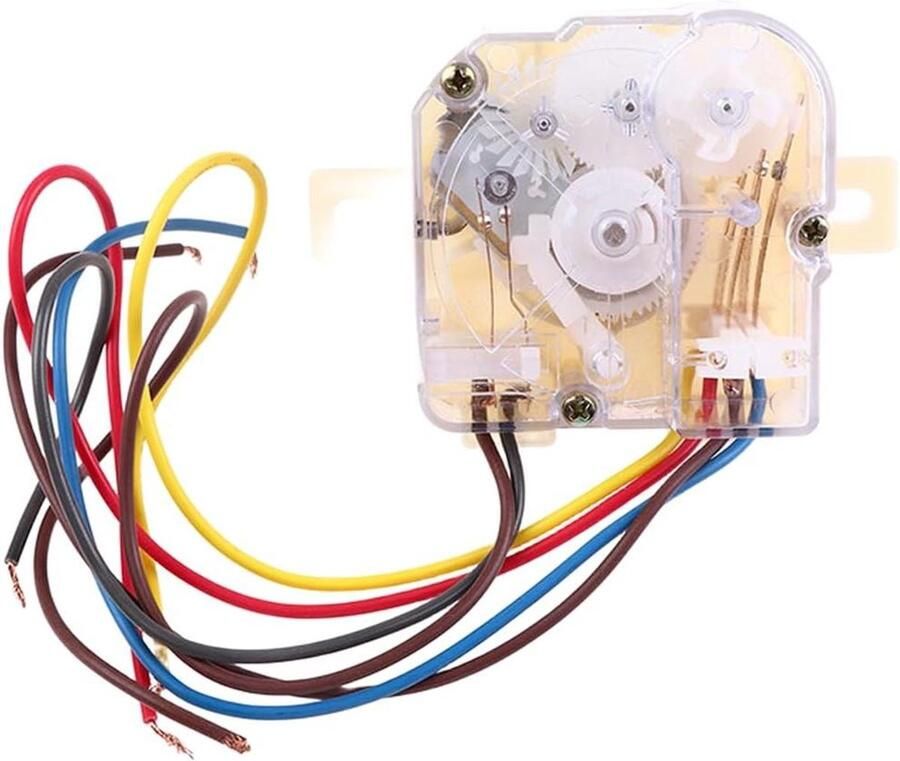 Wasmachine Timer Schakelaar Twin Tub Timer Wasmachine Reparatie 180 Graden Rotatie 68x57x24mm Wit