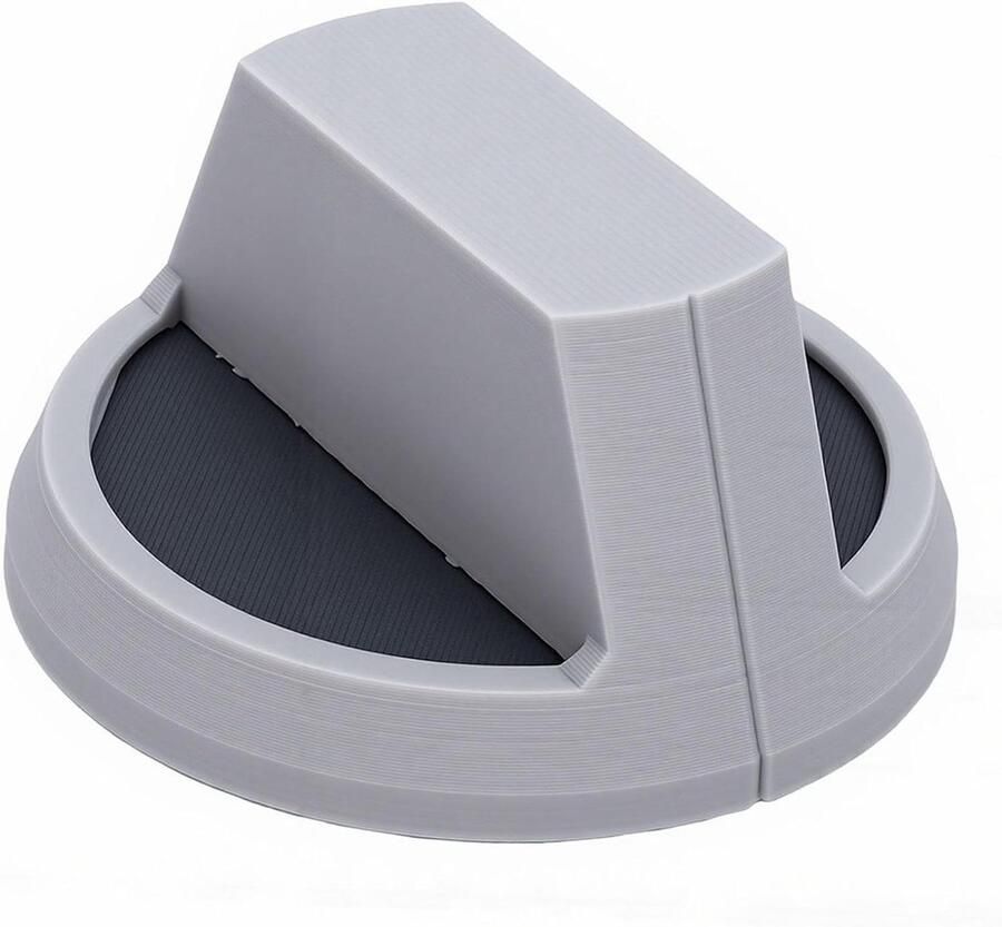 Wasmachine Timerknop Bedieningsknop Wasdroger Apparaat Repareren Eenvoudige Installatie 8.48 x 7.49 x 4.98 cm Zilvergrijs