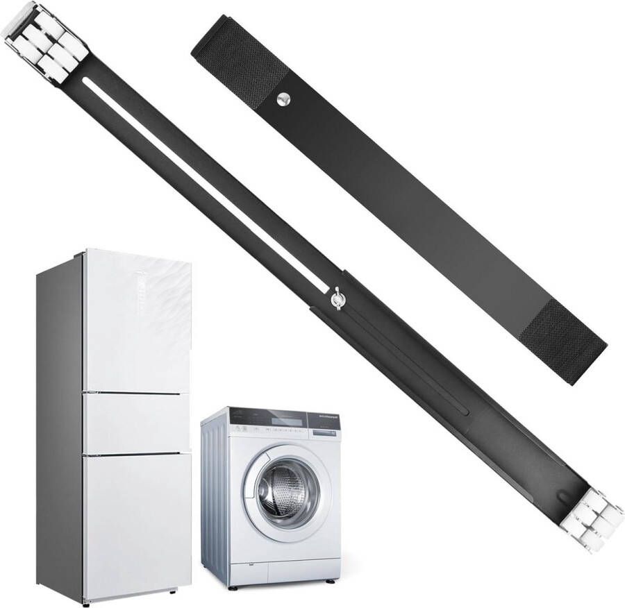 Wasmachine verhoger verstelbare meubelsokkel belasting 300 kg met rem verstelbaar 45-70 cm voor koelkast wasmachine droger vriezer Wasmachine verhoger