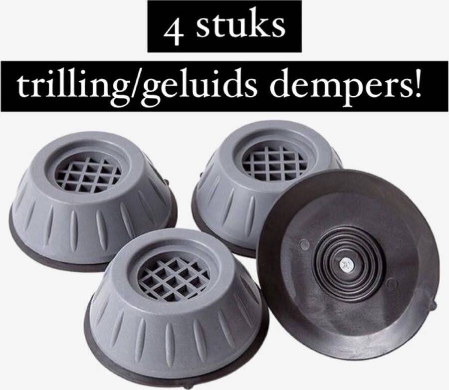 Wasmachine Verhoger – Wasmachine Trillingsdempers Wasmachine Tussenstuk Wasmachine antislip wasmachine Anti Vibratie Voeten Pads