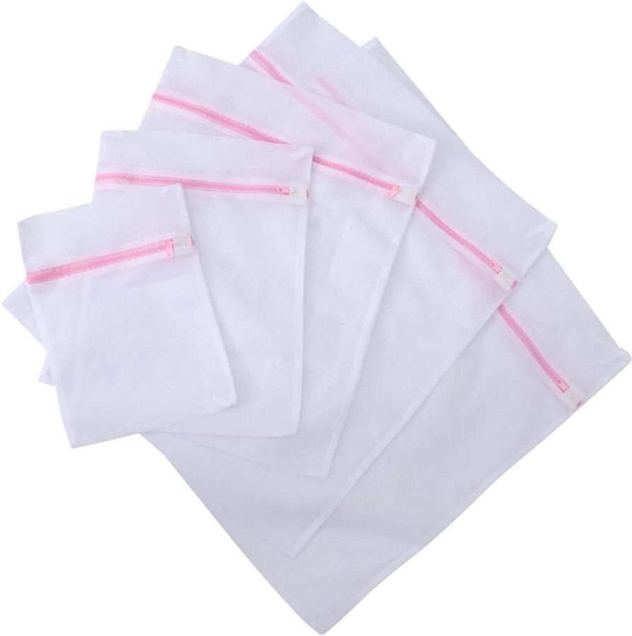 Wasmachine Waszakken Set Kleding Net Kleding Beschermen Kwaliteitsgaas Ontwerp 5 Delig Roze