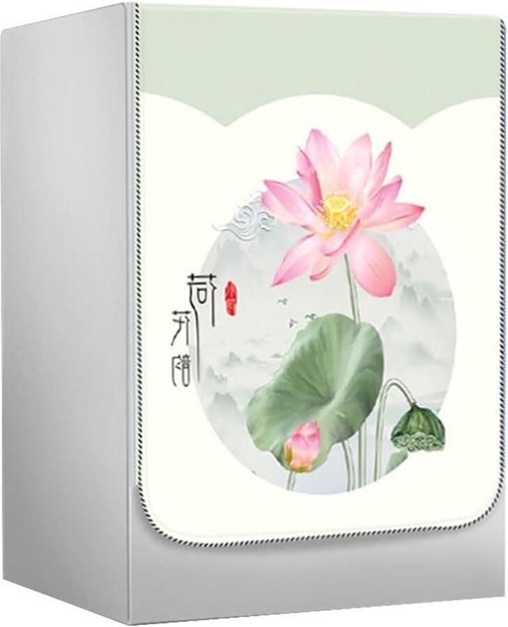Wasmachinehoes Apparaatbeschermer Apparaat Beschermen Waterdicht Oxford Materiaal Universele Maat Roze Lotus