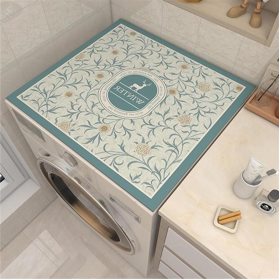 Wasmachinehoes Apparaatbeschermer Apparaten Beschermen Antislip Waterdicht 50x60 cm Bedrukt