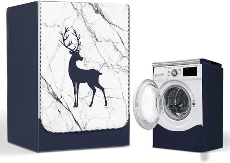 Wasmachinehoes Apparaatbeschermer Apparaten Beschermen Waterdicht Oxford Materiaal Past op Meeste Marmer Eland