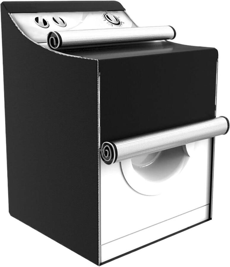 Wasmachinehoes Apparaatbescherming Apparaat Beschermen Stof- en Waterdicht 110x75x73cm Grijs