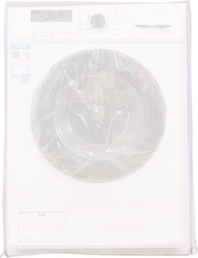 Wasmachinehoes Apparaatbeschermer Apparaat Beschermen Waterdicht Transparant PVC 62x56x83cm Transparant