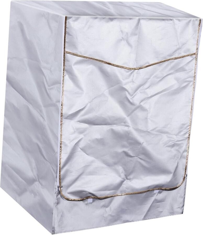 Wasmachinehoes Drogerhoes Apparaat Beschermen Waterdicht Oxford Doek 60x60x80cm Zilver